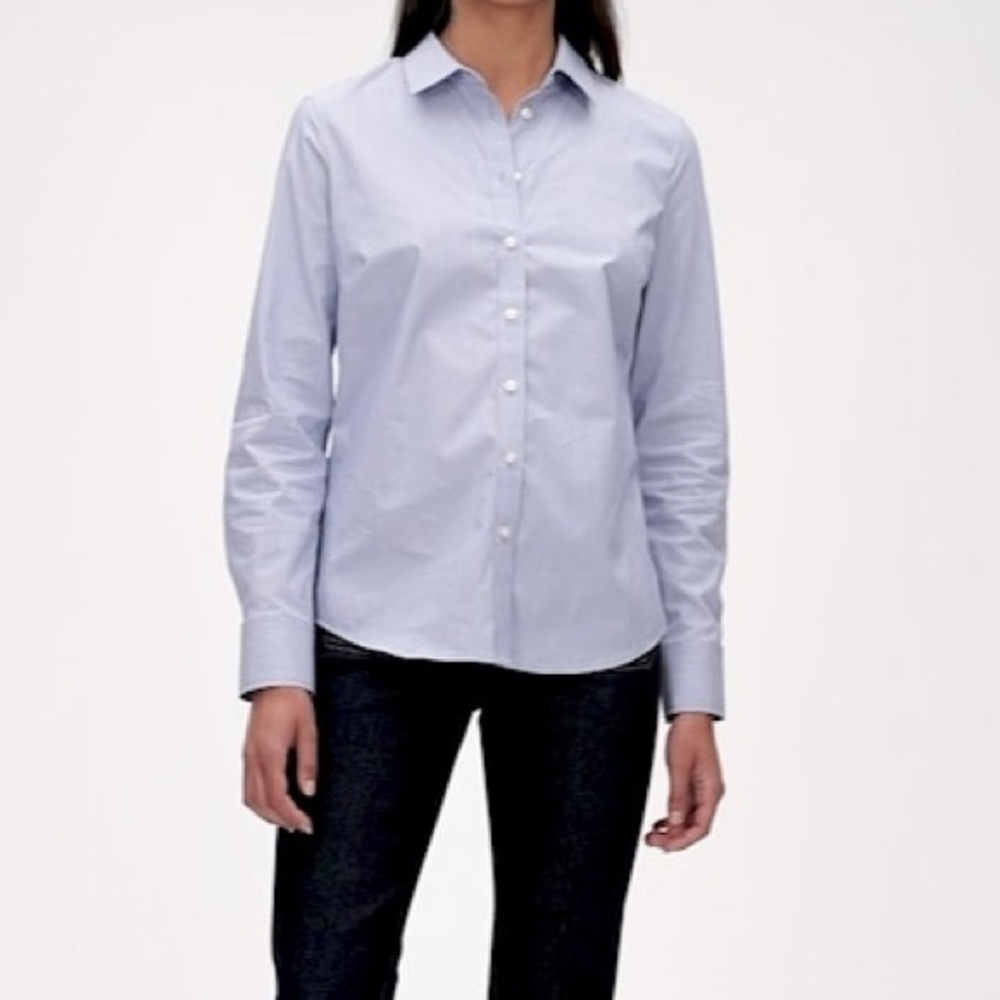 Banana Republic Riley Tailored Shirt - Baby Blue